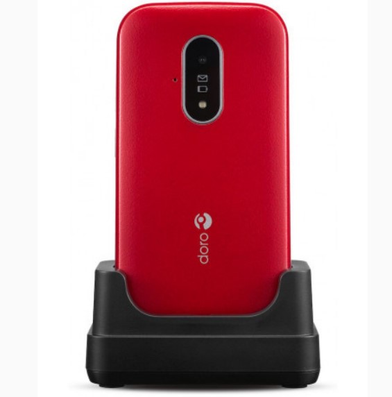 *Telefono movil doro 6820 red - white - 2.8 pulgadas -  4g - rojo y blanco