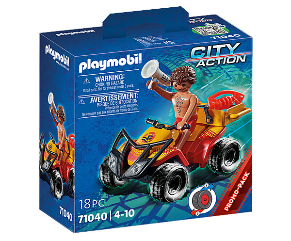 *Playmobil city action quad de rescate