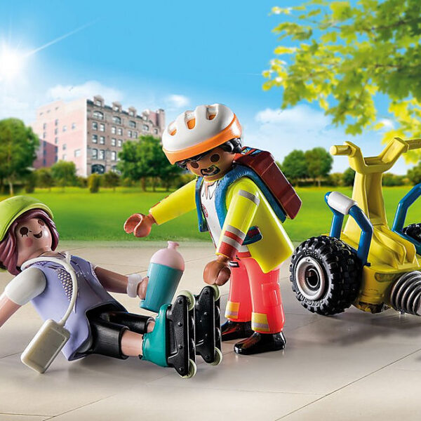 *Playmobil starter pack rescate con balance racer