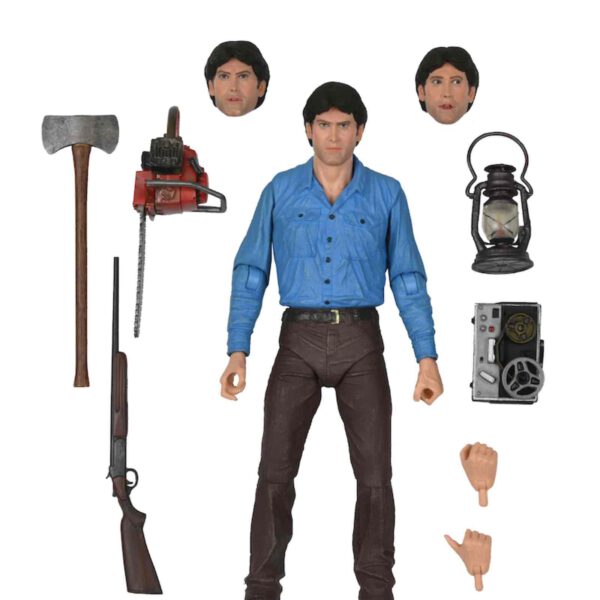 *Figura neca evil dead scale ultimate ash 40 aniversario 18 cm