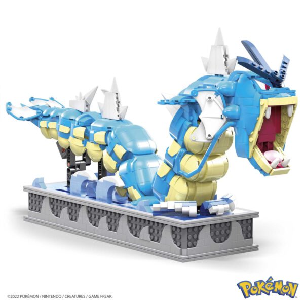 *Figura mattel mega construx motion pokemon gyarados 2186 pcs