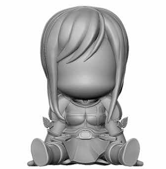 *Figura hucha plastoy fairy tail tirelire erza