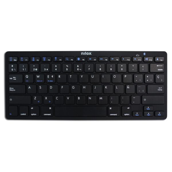 *Teclado nilox nxkb01b bluetooh negro