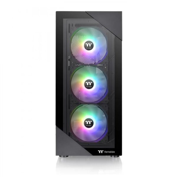*Caja ordenador gaming thermaltake view 200 tg negro atx 2 x usb 3.0 4 x 120mm argb