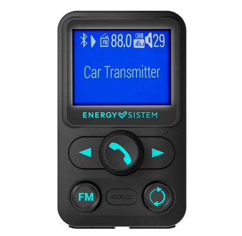 *Transmisor fm coche xtra bluetooth energy sistem - 1.4 pulgadas lcd - asistente de voz - carga usb - mp3