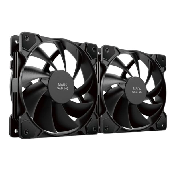 *Ventilador caja mars gaming mfprox2 2 x 120mm negro