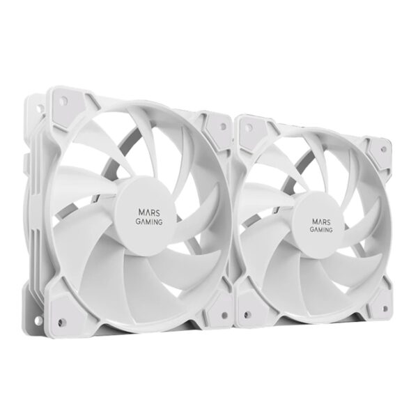 *Ventilador caja mars gaming mfprox2 2 x 120mm blanco
