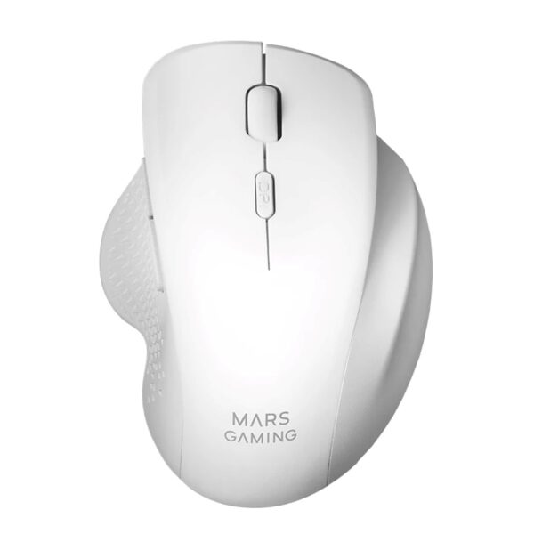 *Mouse raton mars gaming mmwergo optico wireless inalambrico 6 botones 3200ppp blanco