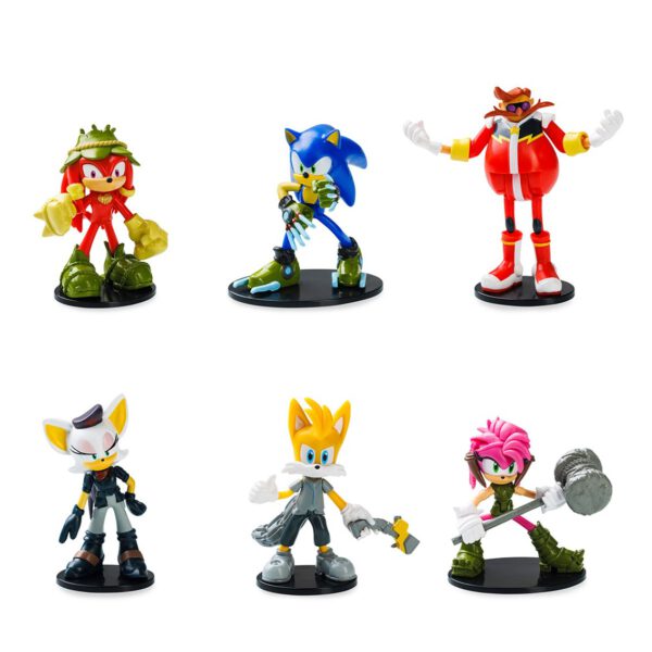 *Surtido de figuras pack de 6 sonic