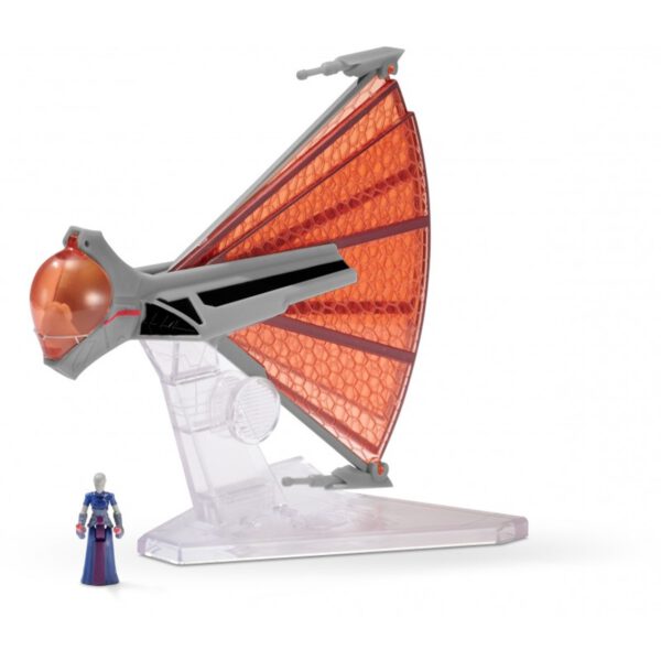 *Figura jazzwares star wars nave 8cm ginivex class starfighter y figura