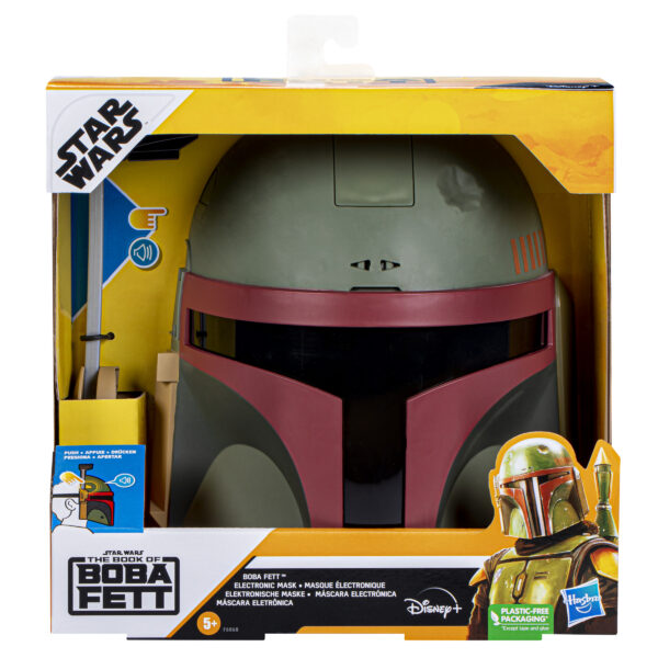 *Máscara electrónica hasbro star wars boba fett