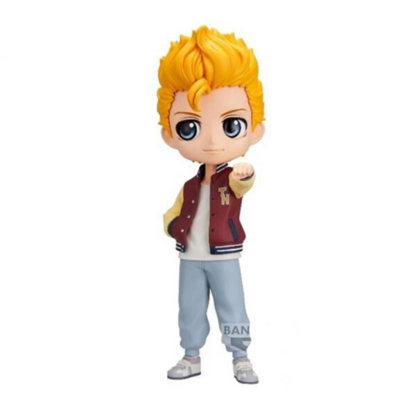 *Figura banpresto q posket tokyo revengers takemichi hanagaki - plain clothes ver.a 14cm