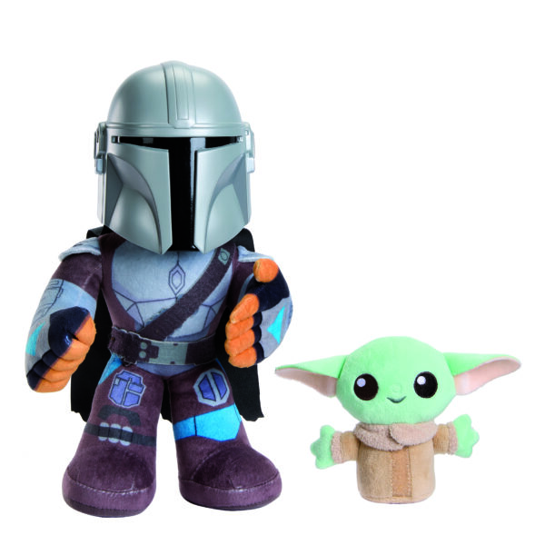 *Peluche mattel star wars clan de dos mandalorian y grogu