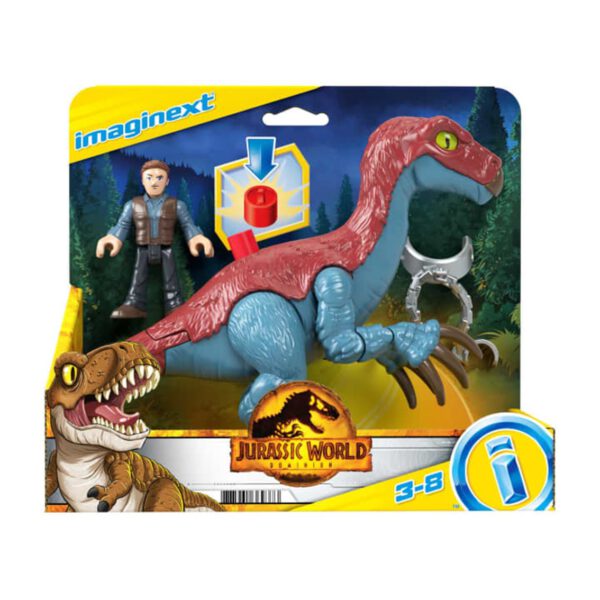 *Figura mattel jurassic world therizinosaurus