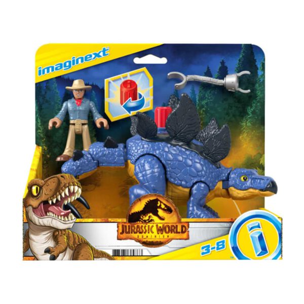 *Figura mattel jurassic world stegosaurus