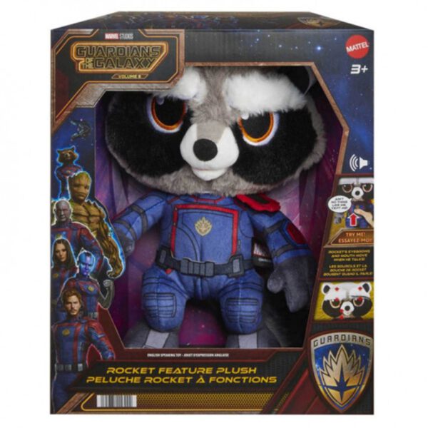 *Peluche mattel marvel guardianes de la galaxia rocket