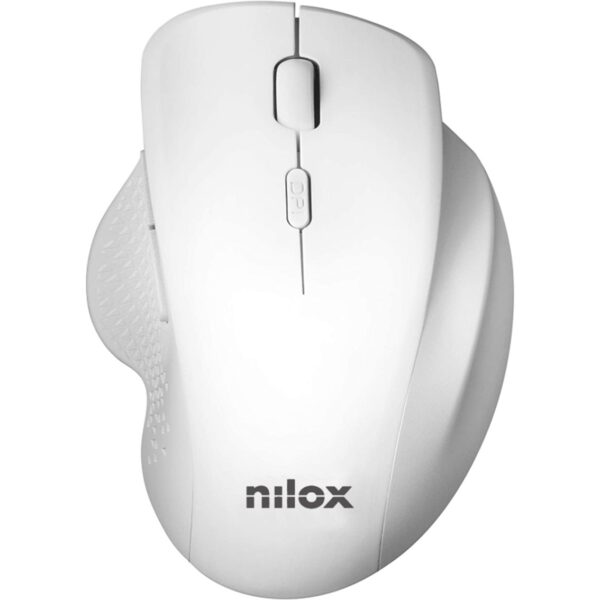 *Mouse raton nilox wireless inalambrico 3200 dpi 2.4g blanco