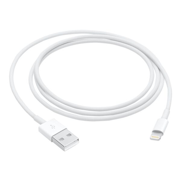 *Cable original apple iphone usb tipo a a lightning 1m -  macho - macho -  blanco