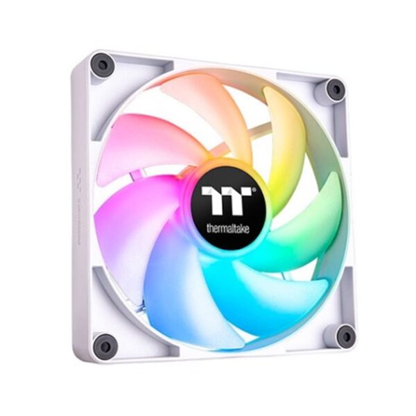 *Ventilador 140x140 thermaltake ct140 white pack 2uds - 1500rpm - pwm - argb