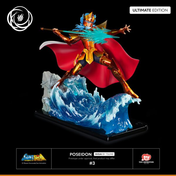 *Figura tsume art saint seiya poseidon resina escala 1 - 6 ikigai
