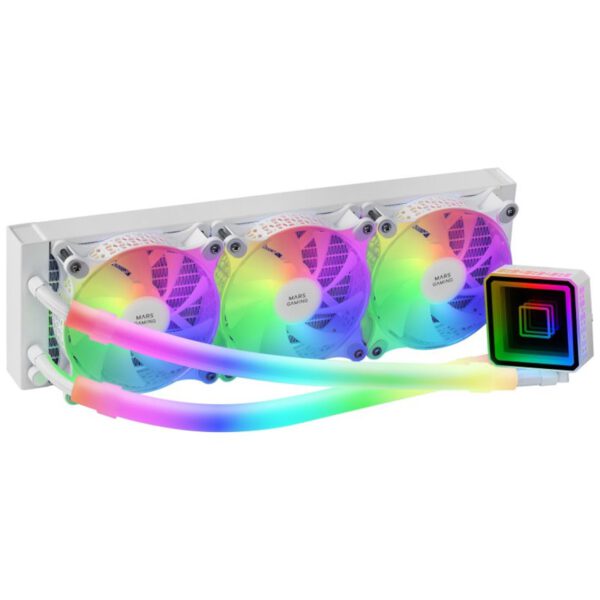 *Kit refrigeracion liquida mars gaming ml - ultra360 blanco 650w 3 x 120mm rgb