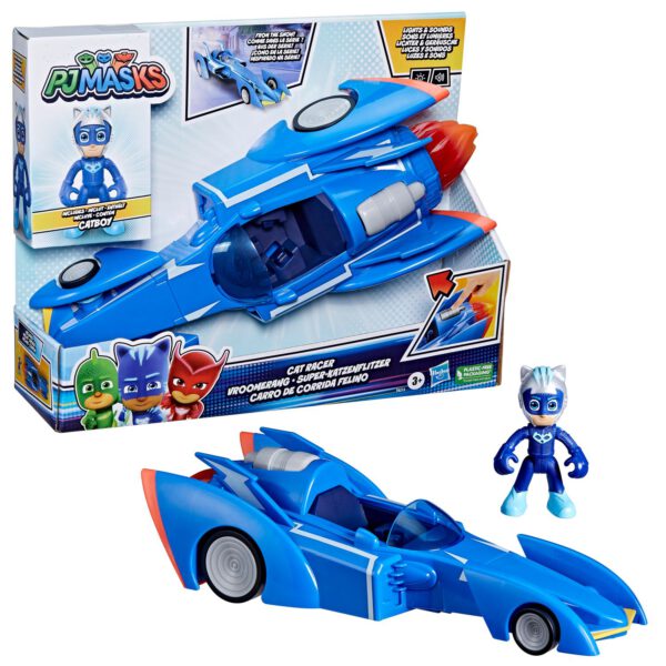 *Figura hasbro gatomovil pj masks power heroes -  súper gato - móvil