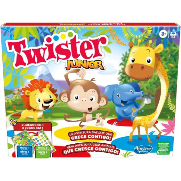 *Juego hasbro twister junior -  versión multilingüe