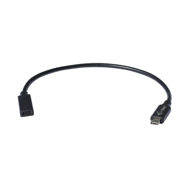 *Cable adaptador i - tec usb - c macho a usb - c hembra 0.3m