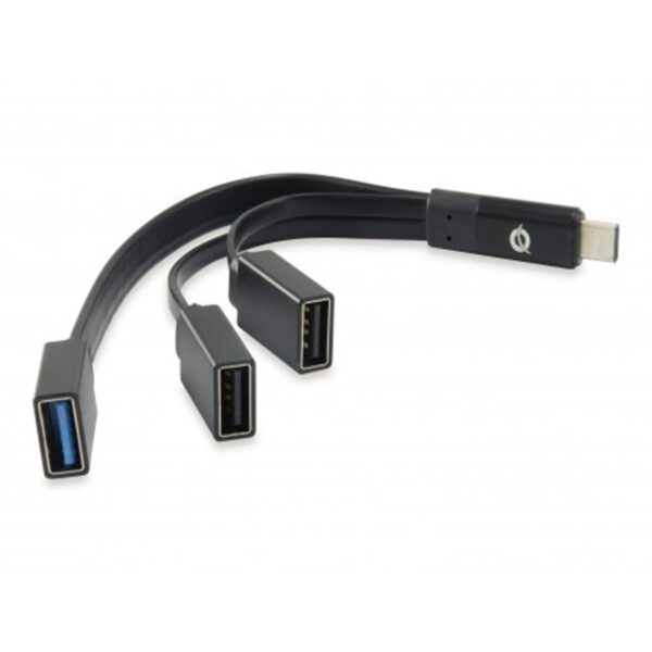 *Hub usb tipo c conceptronic hubbies01b 1 x usb 3.0 - 2 x usb 2.0