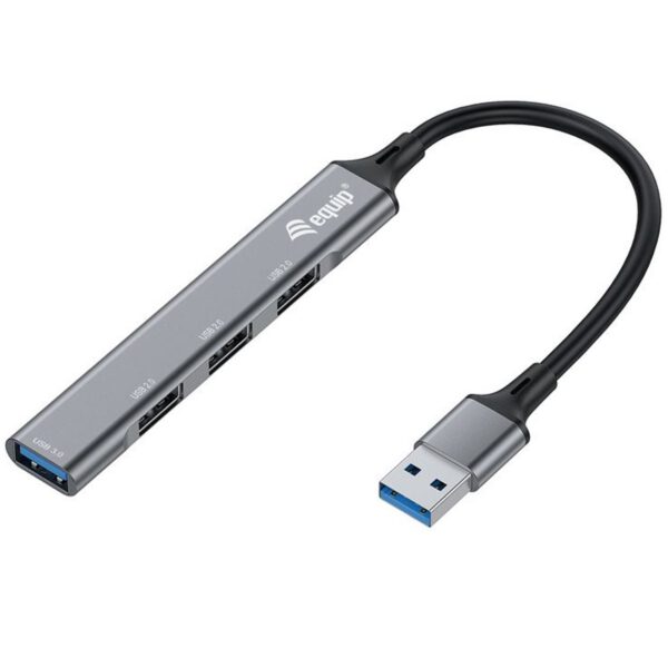 *Hub usb equip life 1 x usb 3.0 - 3 x usb 2.0 - aluminio