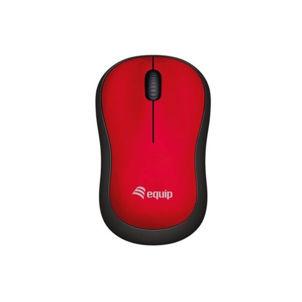 *Mouse raton equip comfort wireless inalambrico - 1200dpi - rojo
