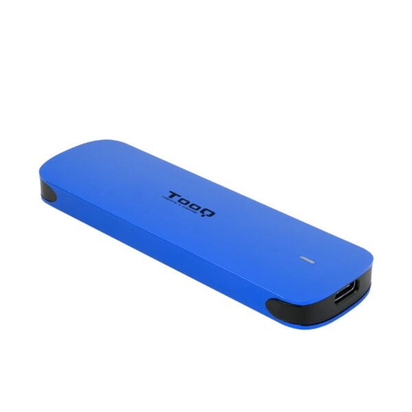 *Carcasa disco duro tooq tqe - 2201r para ssd m.2 usb - c azul