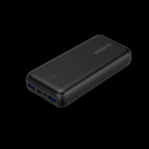 *Phoenix powerbank batería externa 20000mah con 2 usb carga rapida y 1 usb tipo c pd