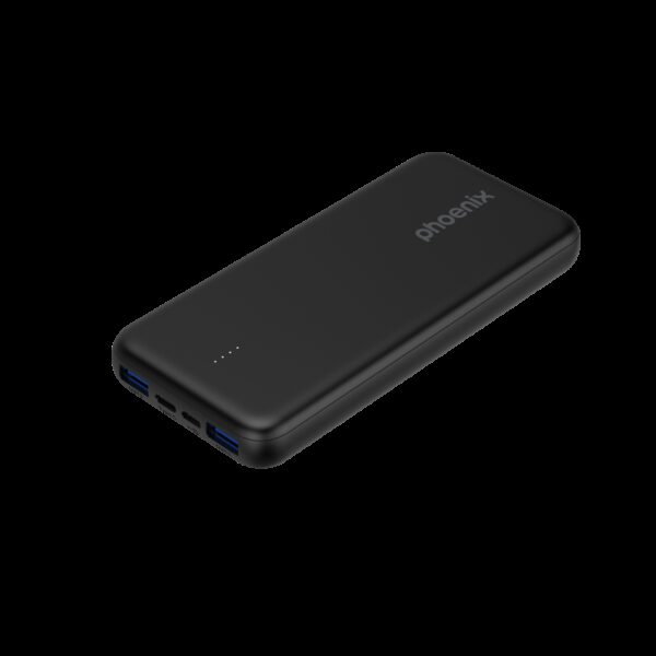 *Phoenix powerbank batería externa 10000mah con 2 usb carga rapida y 1 usb tipo c pd