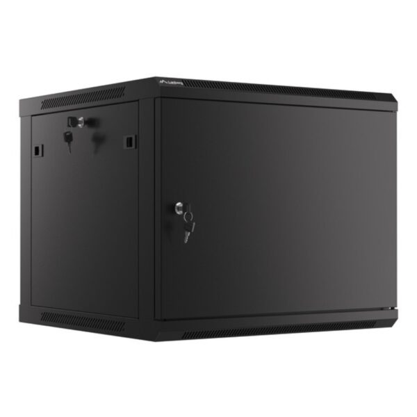 *Armario lanberg mural rack 19 pulgadas 9u -  600x600 negro