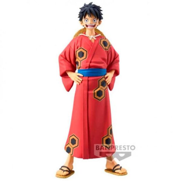 *Figura banpresto one piece wanokuni killer dxf the grandline series monkey d. luffy 16cm