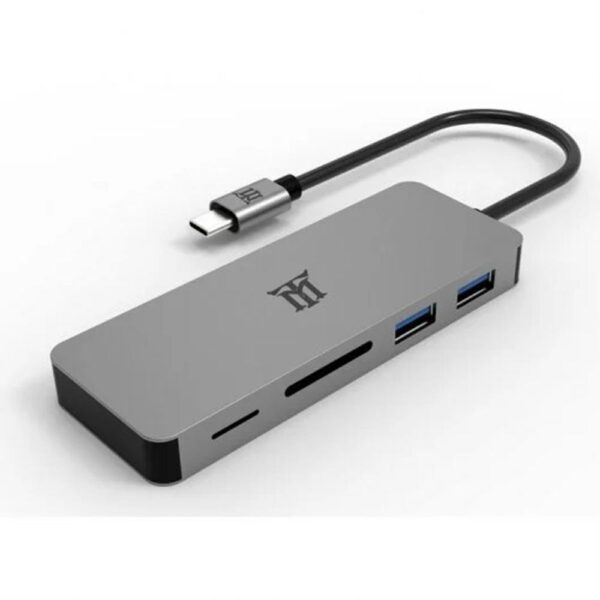 *Hub usb tipo c maillon premium 2 x usb 3.2 - 1 x usb tipo c - micro sd - sdxc
