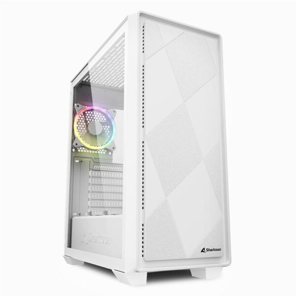 *Caja ordenador gaming sharkoon midi vs8 atx cristal templado usb 3.2 blanca