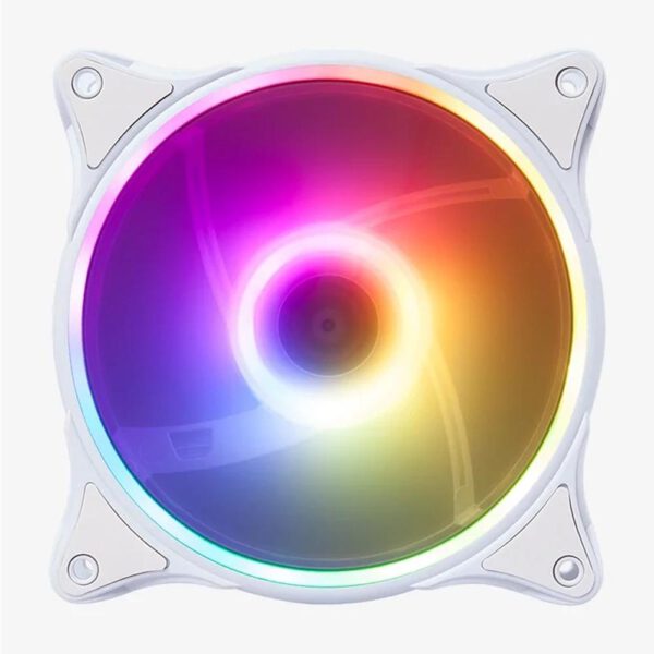 *Ventilador caja gaming hiditec argb - n - 18 120mm blanco