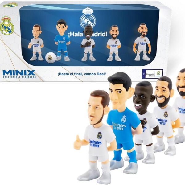 *Pack 5 figuras minix pack real madrid 7 cm