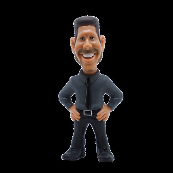 *Figura minix futbol atlético de madrid simeone 7 cm