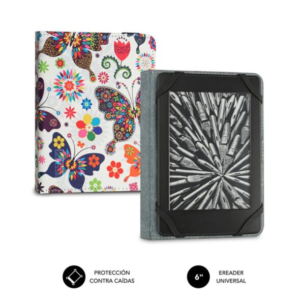 *Funda subblim clever ebook case 6 pulgadas mariposas