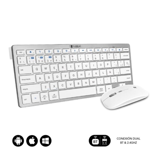 *Teclado + raton subblim subkbc - oco010 inalambrico