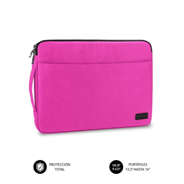 *Funda subblim urban laptop sleeve para portatil 13.3 pulgadas - 14 pulgadas rosa