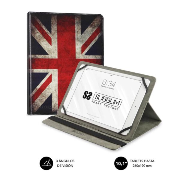 *Funda subblim trendy case para tablet 10.1 pulgadas england