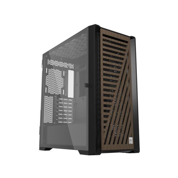 *Caja ordenador phoenix gaming artisan noble negra frontal de madera atx filtros antipolvo tipo c