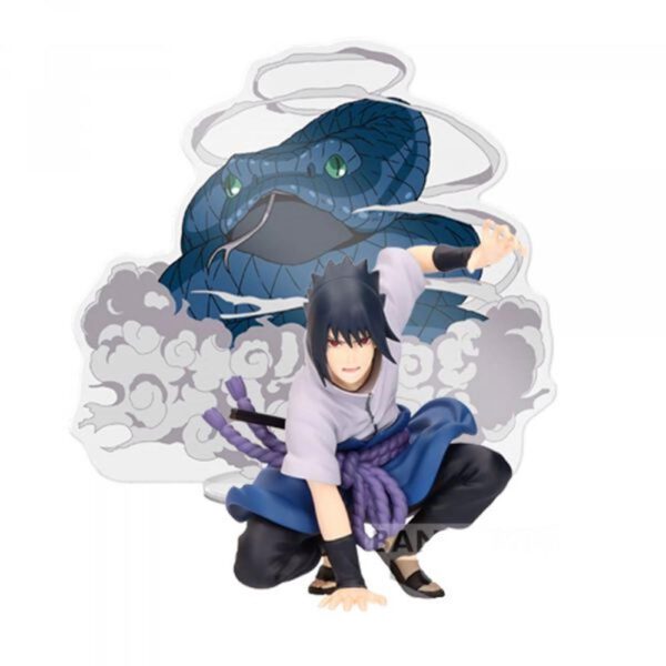 *Figura banpresto naruto shippuden panel spectacle special sasuke uchiha 9cm