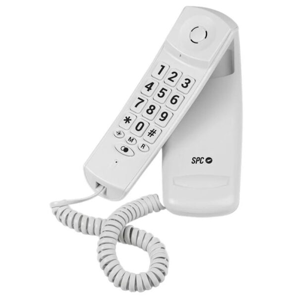 *Telefono fijo spc original lite 2 blanco - tecla r - 10 memorias indirectas