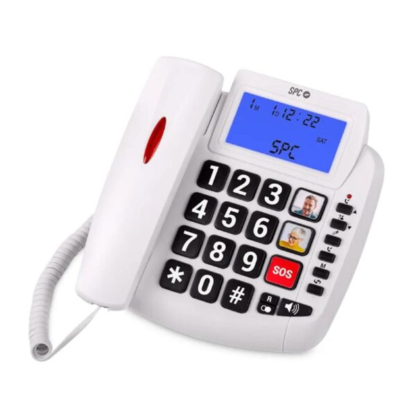 *Telefono fijo spc confort volume 2 blanco