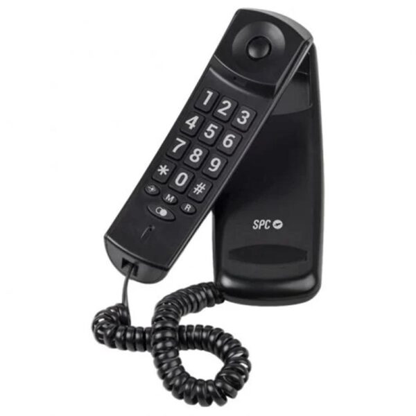 *Telefono fijo spc original lite 2 negro - tecla r - 10 memorias indirectas